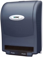 Lever roll  towel dispenser