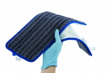 Microfiber floor pad for waxing