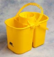 Double bucket with cone wringer